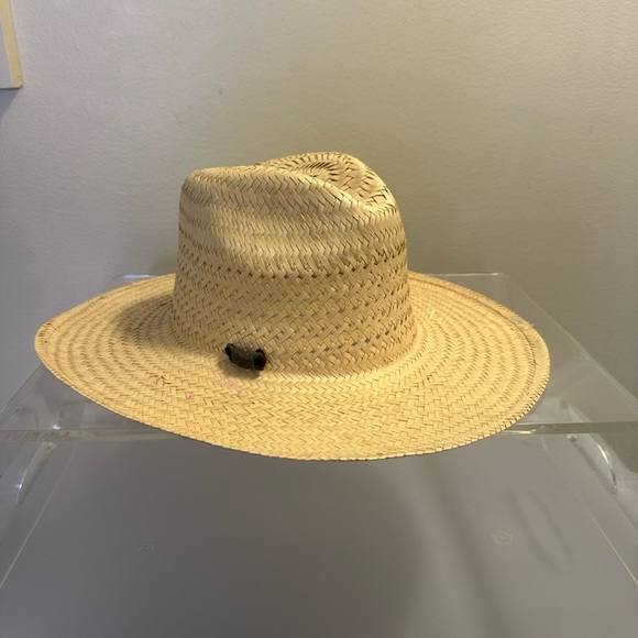 Bahamian Tan Straw Fedora Hat - Picture 1 of 3